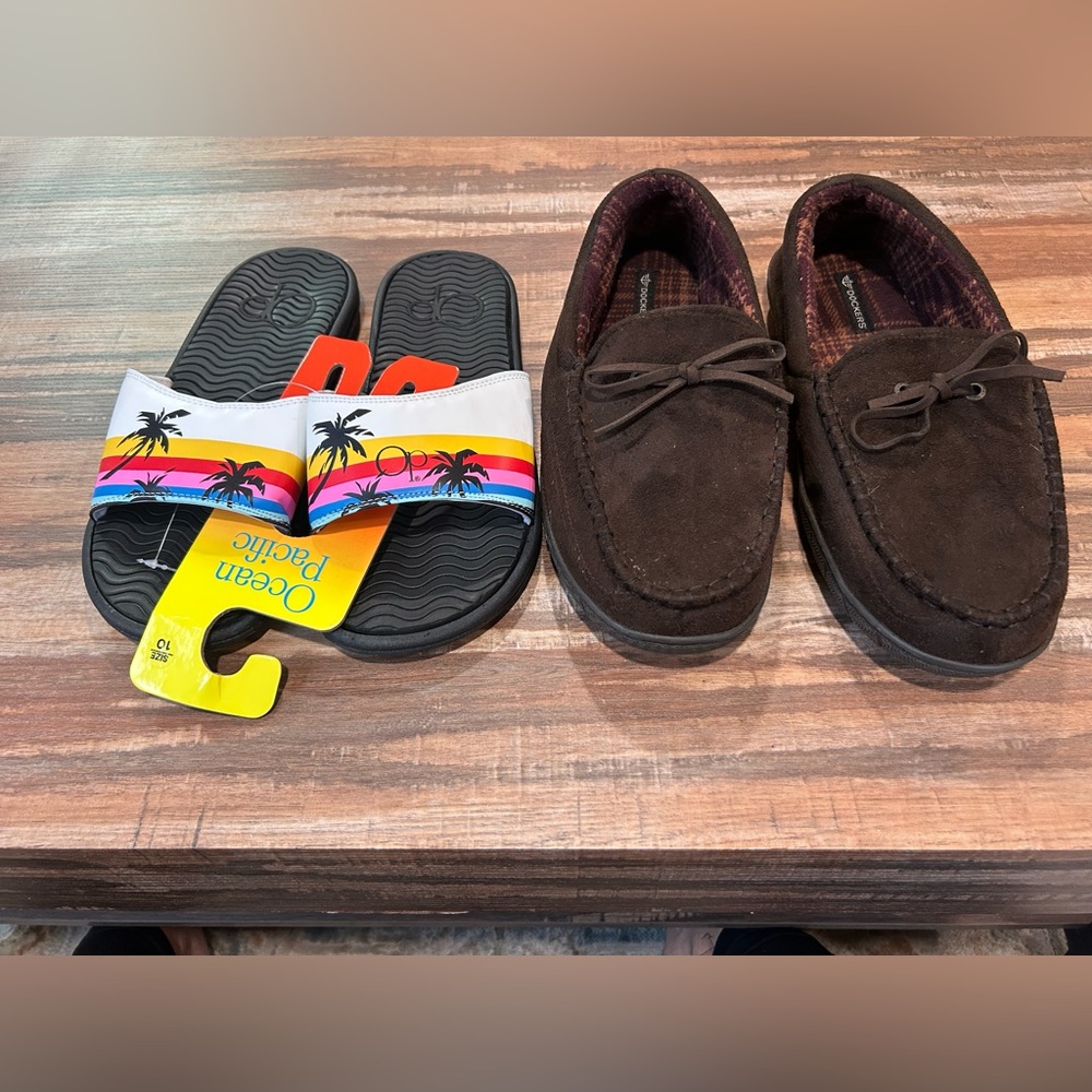 OP Brown Men's Sandals and Loafers Set